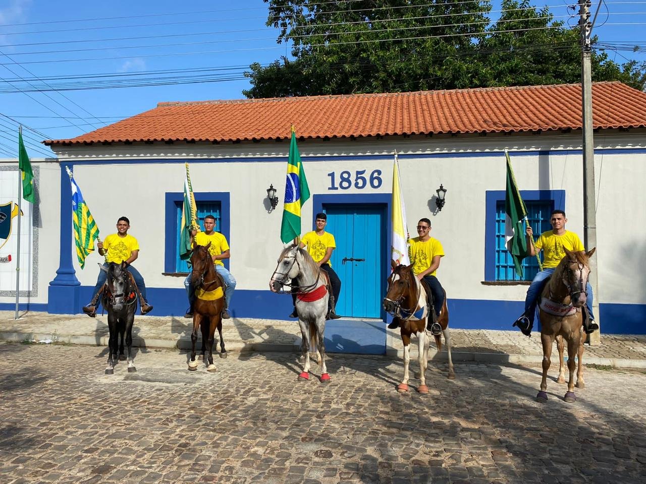 Fachada restaurada do Lar da Juventude